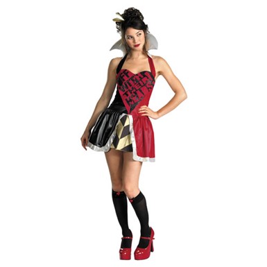 Queen of Hearts Womens Adult Sexy Halloween Costume