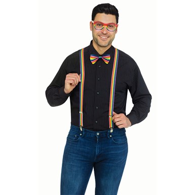 Rainbow Suspenders Adult Accessory Kit