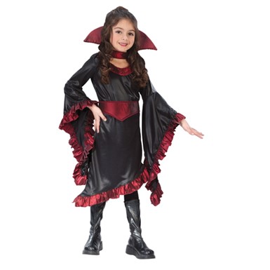 Ruffle Vampiress Child Costume - Vampiress Costume
