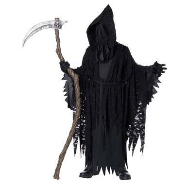 Shadow of Death Grim Reaper Child Halloween Costume