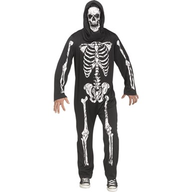 Skeleton Phantom Adult Halloween Costume