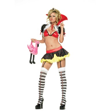 Super Sexy Queen of Hearts Halloween Costume