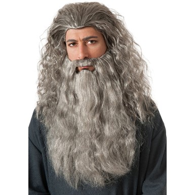 The Hobbit Gandalf Beard Movie Halloween Accessory Kit