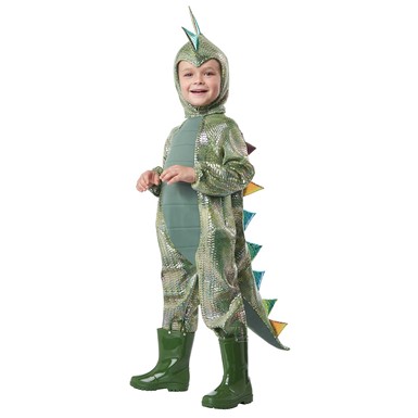 Toddler Kid-A-Saurus Rex Green Dinosaur Halloween Costume