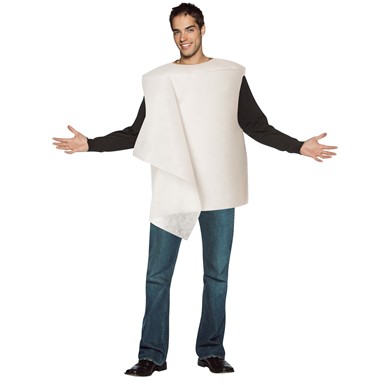 Toilet Paper Roll TP Adult Halloween Costume