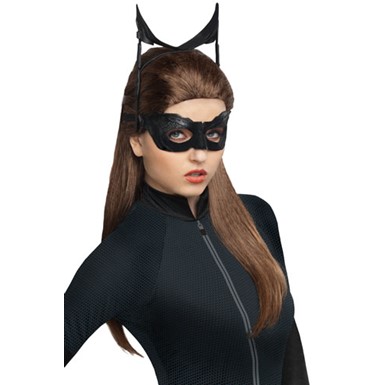 Womens Catwoman Wig Halloween Costume Accessory