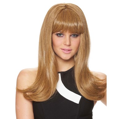 Womens Honey Blonde Mod 60's Adult Womens Costume Wig