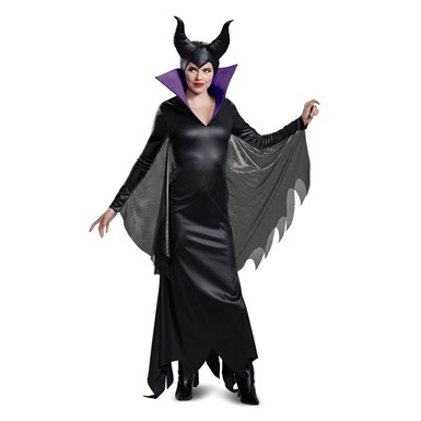 Womens Maleficent Deluxe Disney Halloween Costume