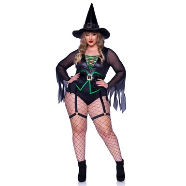Womens Witch Plus Size Halloween Costume